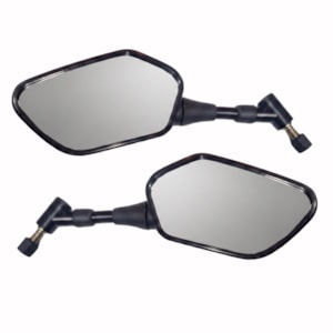 RETROVISOR PREMIUM CB 300R 11-15 360° LENTE CONVEXA FUMÊ PAR (GVS)