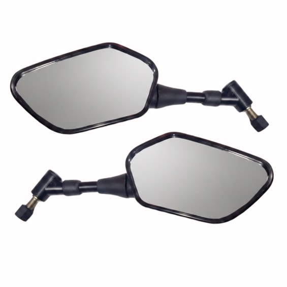 RETROVISOR PREMIUM CB 300R 11-15 360° LENTE CONVEXA FUMÊ PAR (GVS)