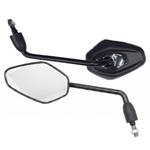 RETROVISOR TRIUMPH TIGER 1200 HASTE TAM. ORIGINAL LENTE CONVEXA PRATA  (GVS) PAR H