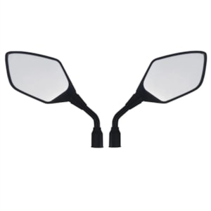 RETROVISOR XRE 300 2019-22 ( GVS ) ROSCA M8 INVERSA PRATA PAR