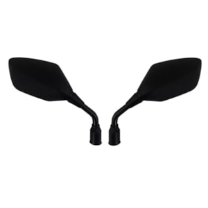 RETROVISOR XRE 300 2019-22 ( GVS ) ROSCA M8 INVERSA PRATA PAR