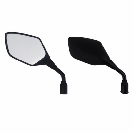 RETROVISOR XRE 300 PRETO ( GVS ) LADO DIREITO ROSCA INVERSA