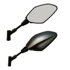 RETROVISOR YAMAHA MT 03 / 07 / 09 PRETO GIRO 360 LADO DIREITO ROSCA HO