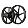 Roda Liga Leve BROS 160 / XRE 190 ESDD 6P Preto Freio a Disco (SCUD) 10370065