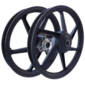 Roda Liga Leve SCUD Titan 2000 / FAN 2008 KS (lona) Preta 6 Pontas PAR 10370036