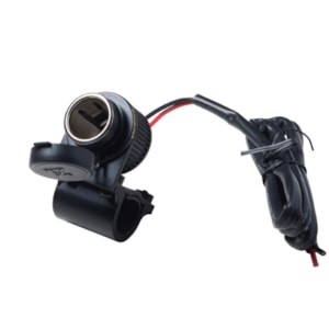 Soquete Acendedor Cigarros P/GUIDÃO C/CHICOTE de 15 CM  (interphone) Soquete Acendedor Cigarros P/GUIDÃO C/CHICOTE de 15 CM  (interphone)