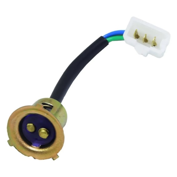 SOQUETE FAROL BIZ 100 98-05 C/ PLUG (PLASMOTO)