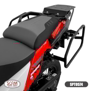 Suporte Alforge / Mala Lateral SCAM Suzuki V-STROM 1050 2022- SCAM Preto