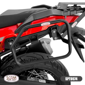 Suporte Alforge / Mala Lateral SCAM Suzuki V-STROM 1050 2022- SCAM Preto