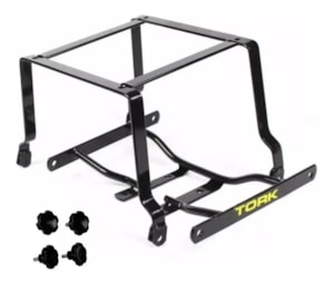 Suporte Bau 80 Litros Motoboy TORK Titan 150 2009-13 / FAN 125 2009-13 Removivel e Desmontável