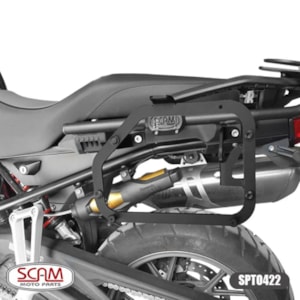 Suporte Bau Lateral SCAM BMW F 750GS / F 850GS 2018- (precisa do Superior para SER Instalado)