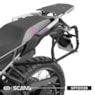 SUPORTE BAU LATERAL SCAM CFMOTO IBEX 450 2026 PRETO