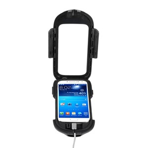 Suporte Celular Guidao C/ Capa Interphone Galaxy S4 SSC Guidao Não Tubular Preto Resistente a Agua (não Impermeavel)