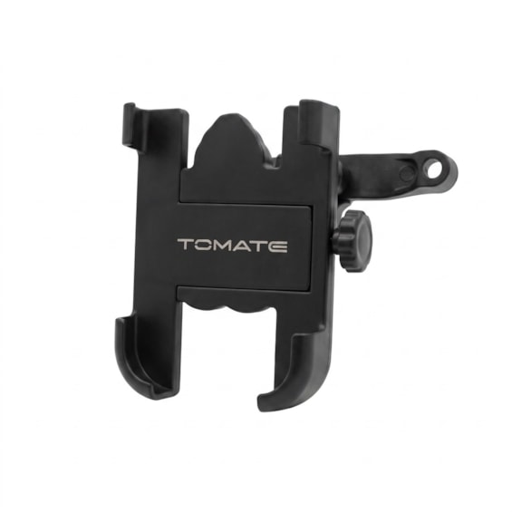 SUPORTE CELULAR  P/ GUIDÃO ALUMINIO - PRETO (TOMATE) MOTO-BICICLETA - MTG035