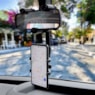 SUPORTE CELULAR SMARTPHONE CARRO BASE RETROVISOR TOMATE MTG-216