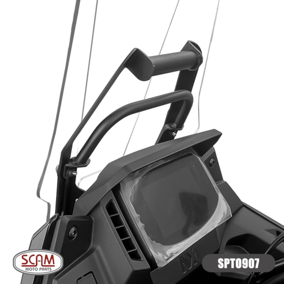 SUPORTE GPS SCAM HONDA NX500 2026- PRETO