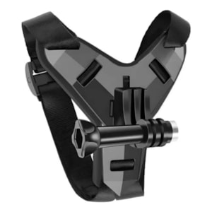 SUPORTE PARA CAPACETE BASE FIXAÇÃO CELULAR / GOPRO (TOMATE) MPO-001B