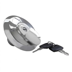 TAMPA TANQUE TITAN 2000 / XLR 125 / CBX 150/200 / TORNADO CROMADA SMARTFOX