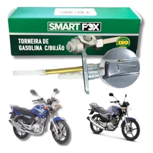 TORNEIRA GASOLINA YBR 125 / FACTOR C/ BUJAO SMARTFOX