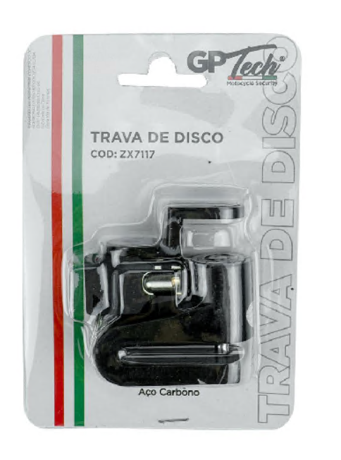 Segurança para Sua Moto Trava Disco Pequena GP TECH ZX7117