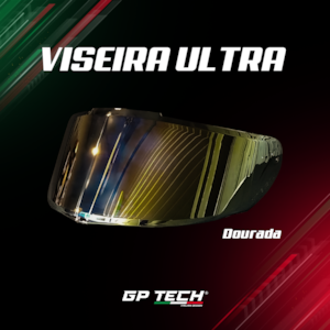 Viseira GP TECH ULTRA (original) DOURADA
